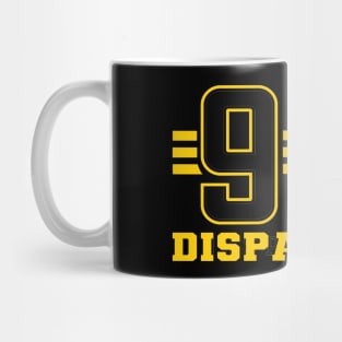 911 Dispatcher Shirt, Thin Gold Line Shirt, 911 Dispatch Gifts, First Responder Tshirt for EMS Operator, Dispatcher Flag Shirt for Sheriff Mug